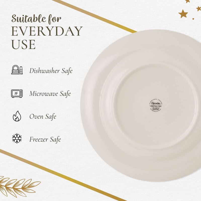 Spode Christmas Tree 12 Piece Dinnerware Set