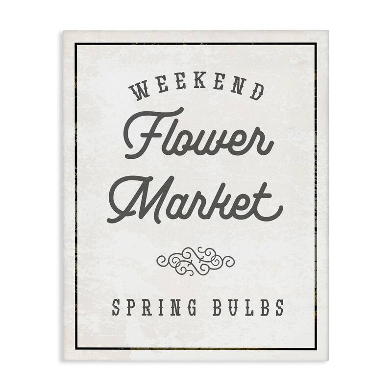 Stupell Flower Market Spring Bulbs Canvas Wall Art Design By Lil' Rue - 30 x 40