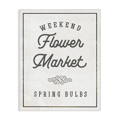 Stupell Flower Market Spring Bulbs Canvas Wall Art Design By Lil' Rue