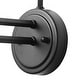 preview thumbnail 7 of 6, Vintage Farmhouse 1-Light Matte Black Gooseneck Wall Sconce with Cone Metal Shade