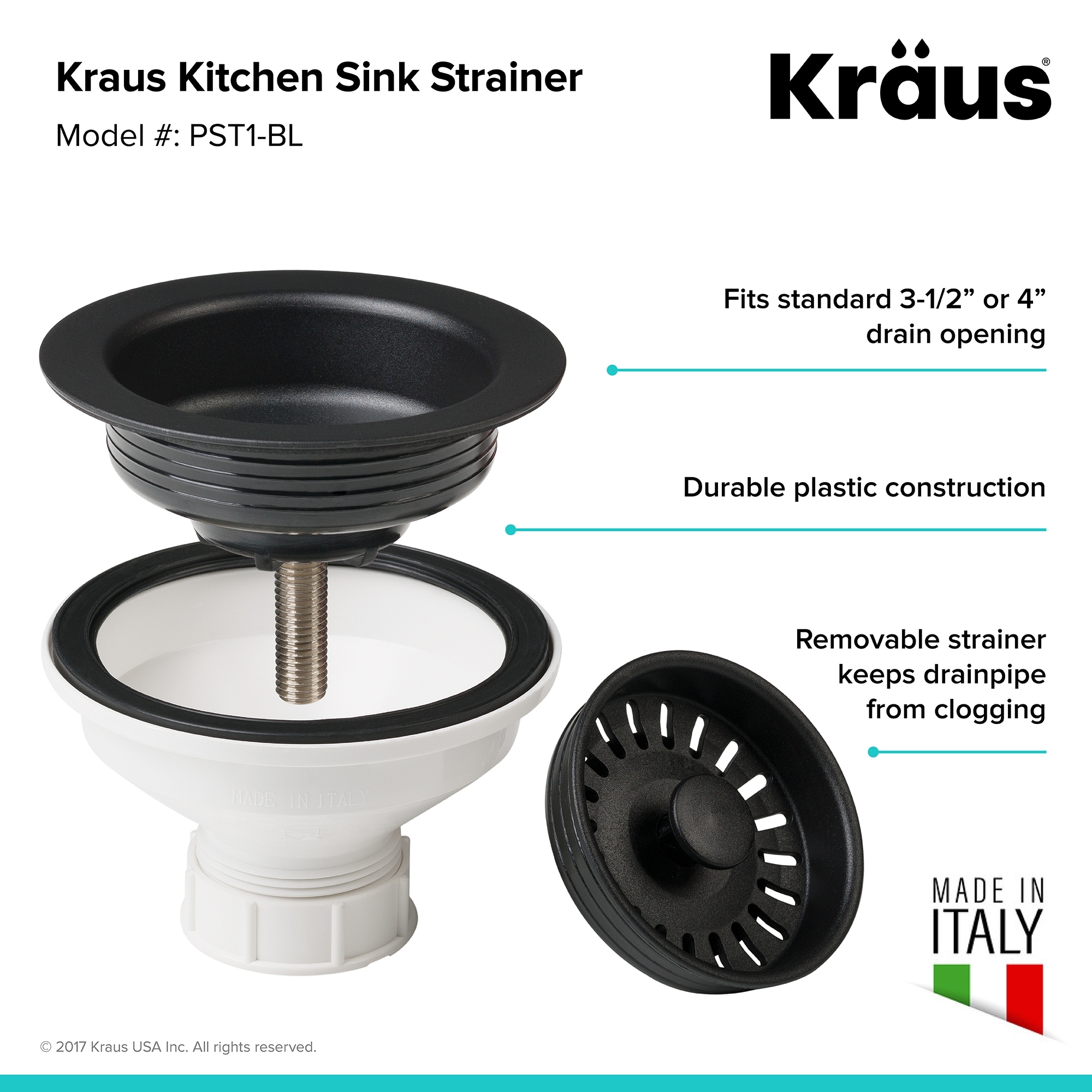 Kraus Pst 1 Kitchen Sink Strainer 19496570 Kraus Pst 1 Kitchen Sink Strainer