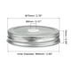 preview thumbnail 9 of 7, 30Pcs 70mm Tinplate Mason Jar Lids Regular Mouth with Straw Hole Silver