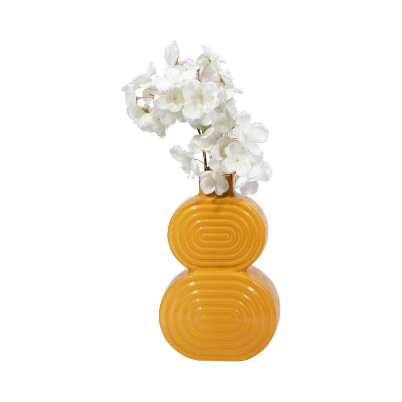 Sagebrook Home Stacked Circle Vase