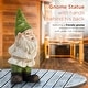 preview thumbnail 98 of 104, Gnome Folding Hands Looking Up Garden Statue