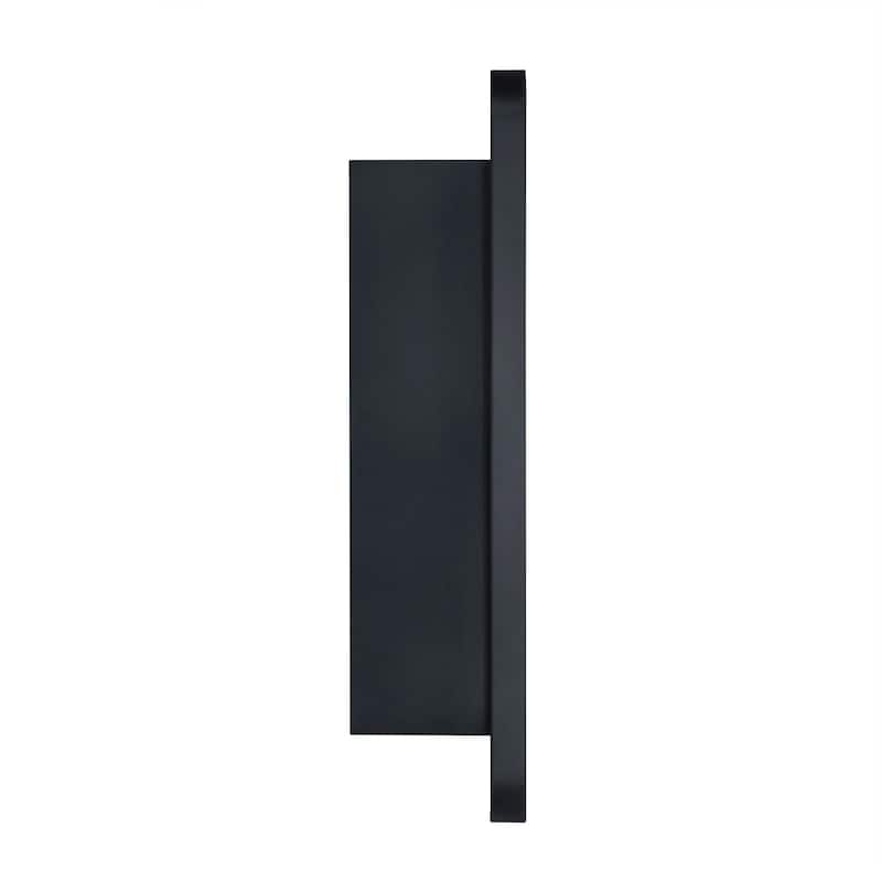 TEHOME Myriel Surface Mount Framed Round Medicine Cabinet with Mirror