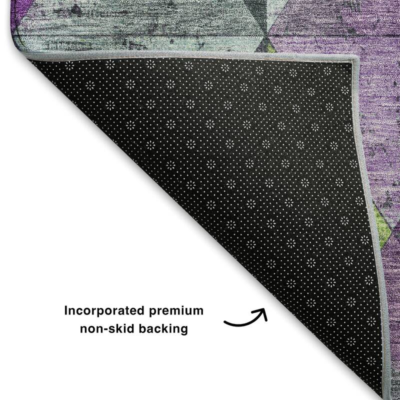 Premium Washable Super Soft Diamond Mosaic Mayfield Rug