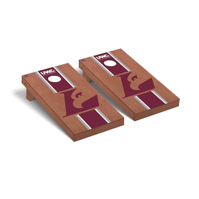 Wisconsin La Crosse Eagles Striped Cornhole Board Set