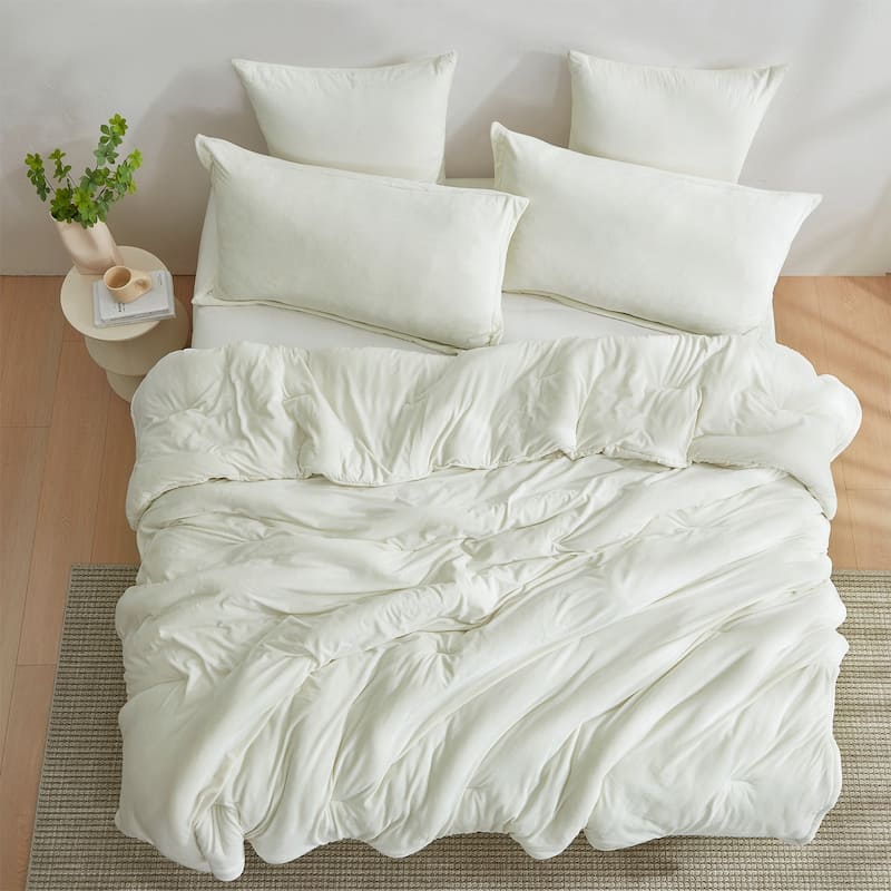 Softer than Soft® - Coma Inducer® Oversized Comforter Set - Coconut Milk