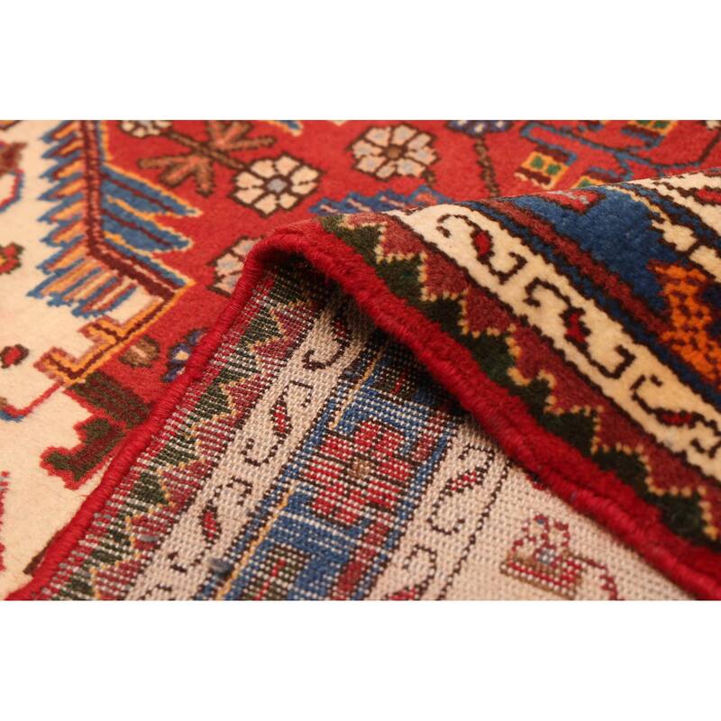 ECARPETGALLERY Hand-knotted Anadol Red Wool Rug - 3'6 x 4'9