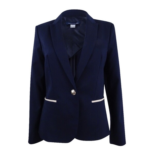 Tommy hilfiger womens elbow patch blazer boohoo