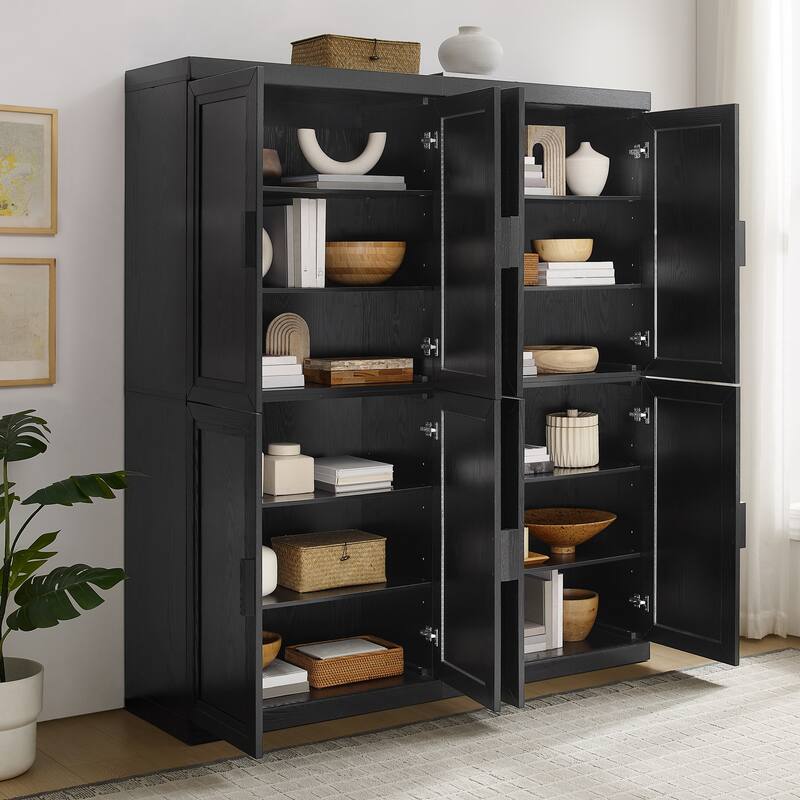 Crosley Essen 2Pc Kitchen Pantry Storage Cabinet Set