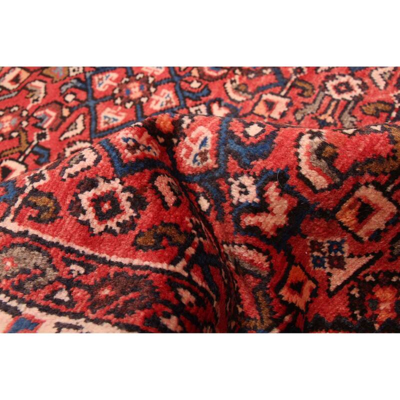 ECARPETGALLERY Hand-knotted Andelz Red Wool Rug - 3'6 x 10'4