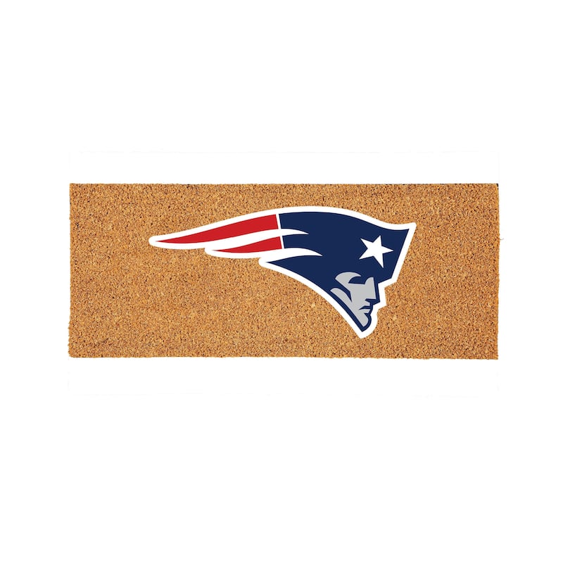 New England Patriots Full Color Indoor/Outdoor Coir Mat