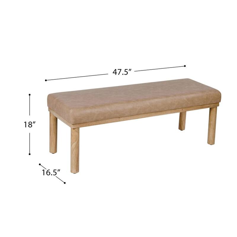 HomePop Oslo Upholstered Bench