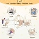 preview thumbnail 19 of 22, 5 in 1 Indoor Outdoor Toddler Slide and Swing Set, Kid Slide for Toddlers Age 1-3, Bus Themed Baby Slide