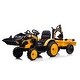 preview thumbnail 25 of 32, 3 in 1 Ride on Tractor, Excavator & Bulldozer Yellow
