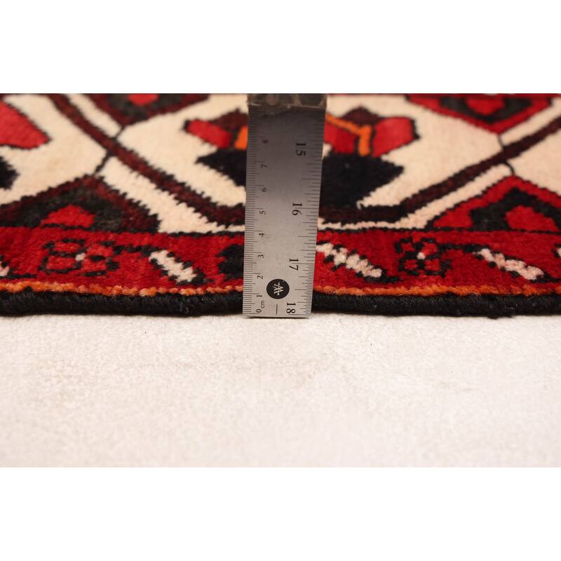 ECARPETGALLERY Hand-knotted Kayseri Vintage Red Wool Rug - 6'11 x 10'5