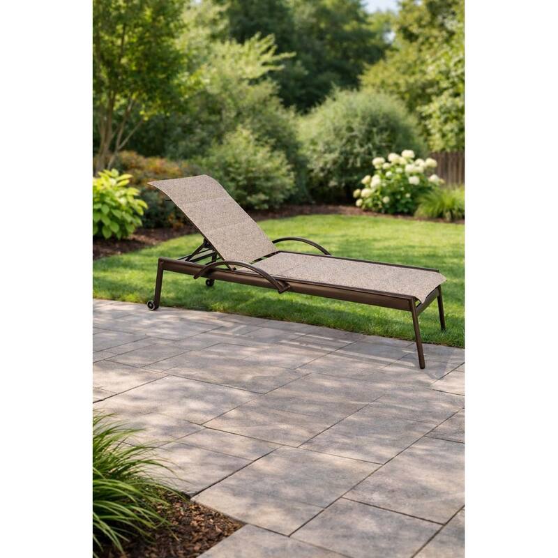 Icon Padded Sling Adjustable Chaise w/out Arms - N/A