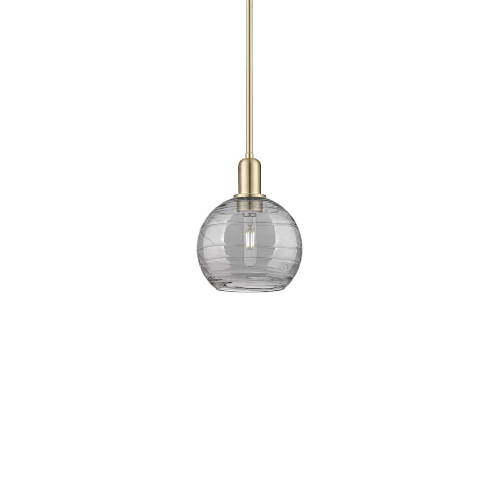 Innovations Lighting 716-1S-11-8 Athens Deco Swirl Pendant Athens Deco