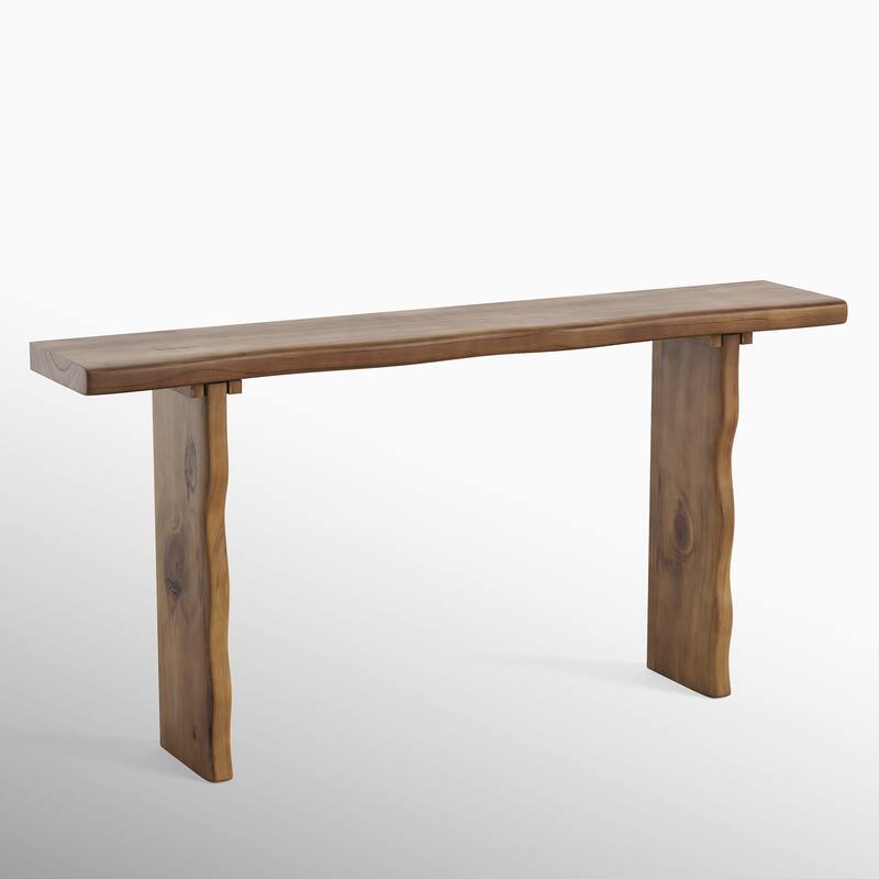 63'' Solid Wood Console Table,Sofa Table for Entryway Living Room