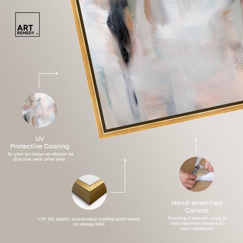 Drifting Colors II Canvas by Art Remedy