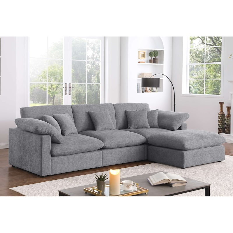 6 - Piece Chenille Sectional