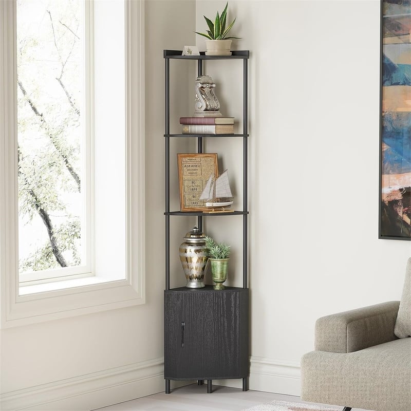 Bathroom Shelves - 11.69"D x 11.69"W x 65.43"H