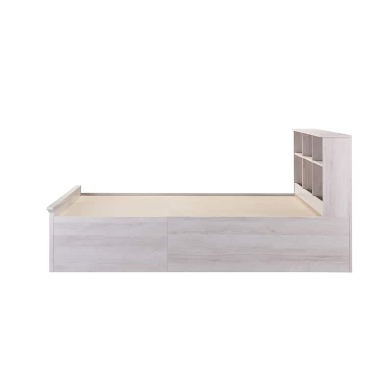 DH BASIC Transitional 2-Drawer Storage Bed by Denhour