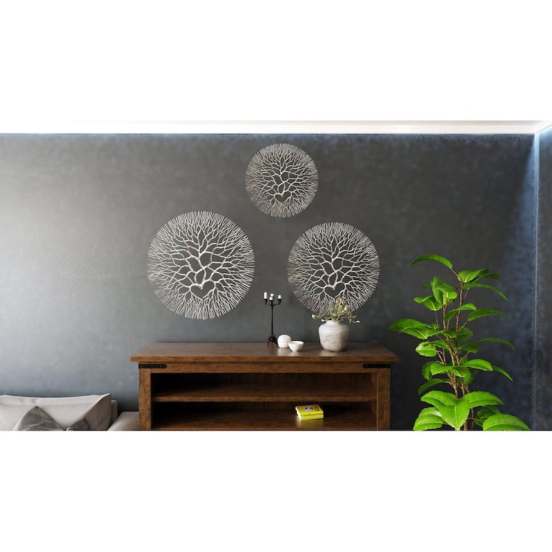 Small Wrought Iron Coral Wall Art
