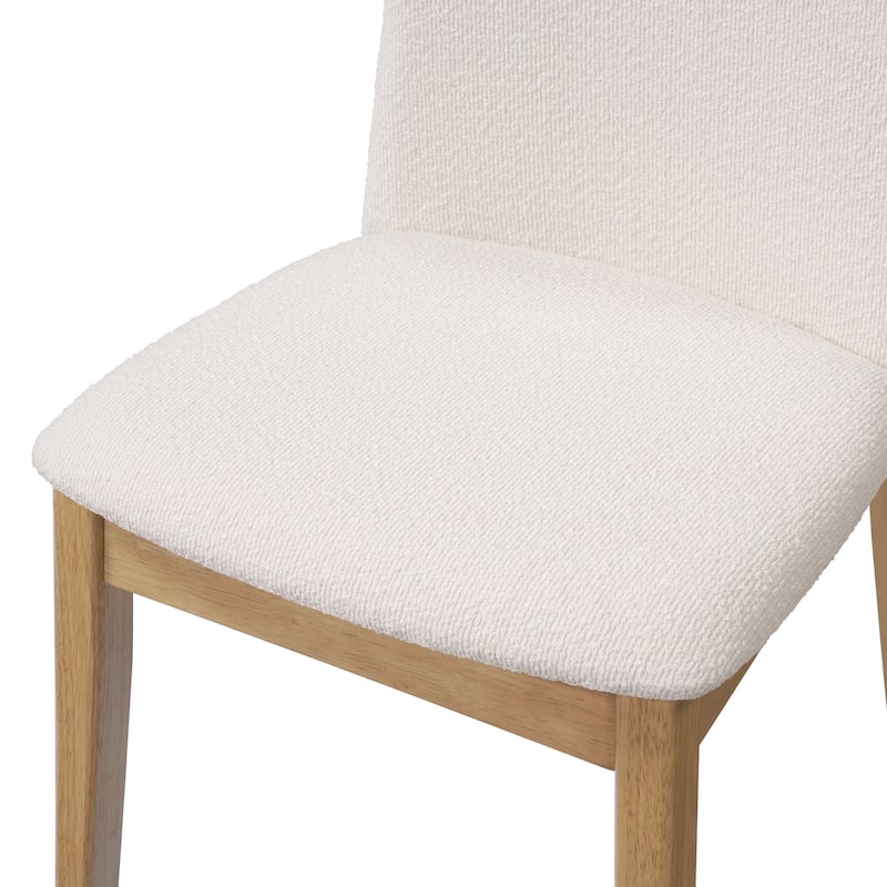 Christopher Knight Home - Arlo Modern Upholstered Solid Wood Armless Dining Chair (Set of 2)