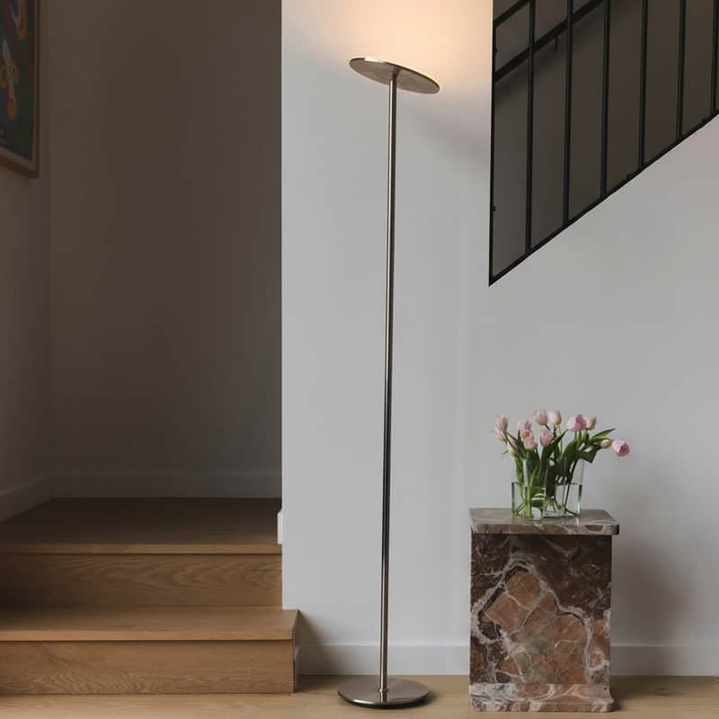 Brightech Sky 63 in. Industrial Dimmable LED Floor Lamp with Adjustable Head