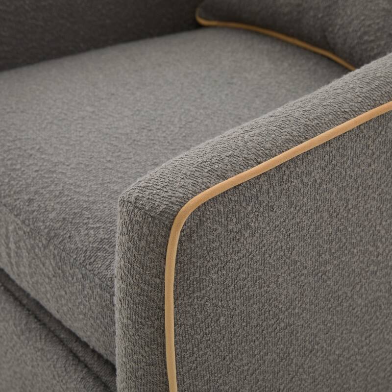 Christopher Knight Home - Averly Modern Upholstered Swivel Accent Chair with Curved Arms