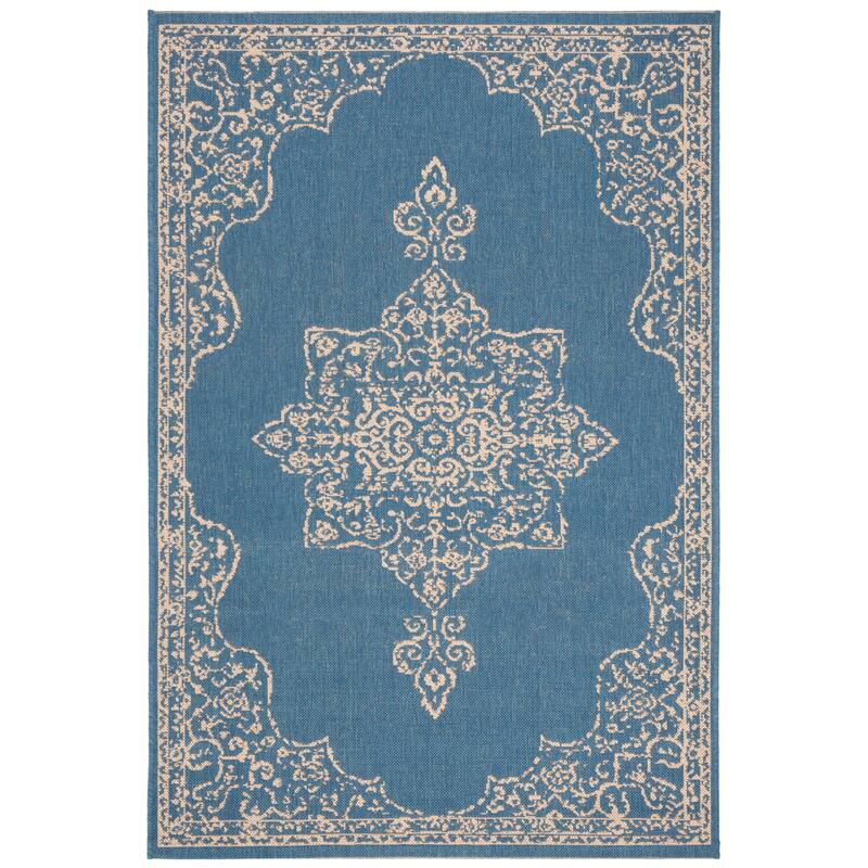 SAFAVIEH Linden Pascalle Indoor/ Outdoor Waterproof Patio Backyard Rug
