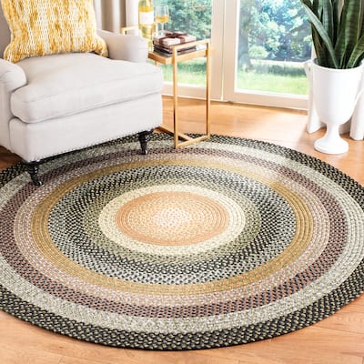 SAFAVIEH Handmade Braided Jo Machine Washable Country Casual Rug