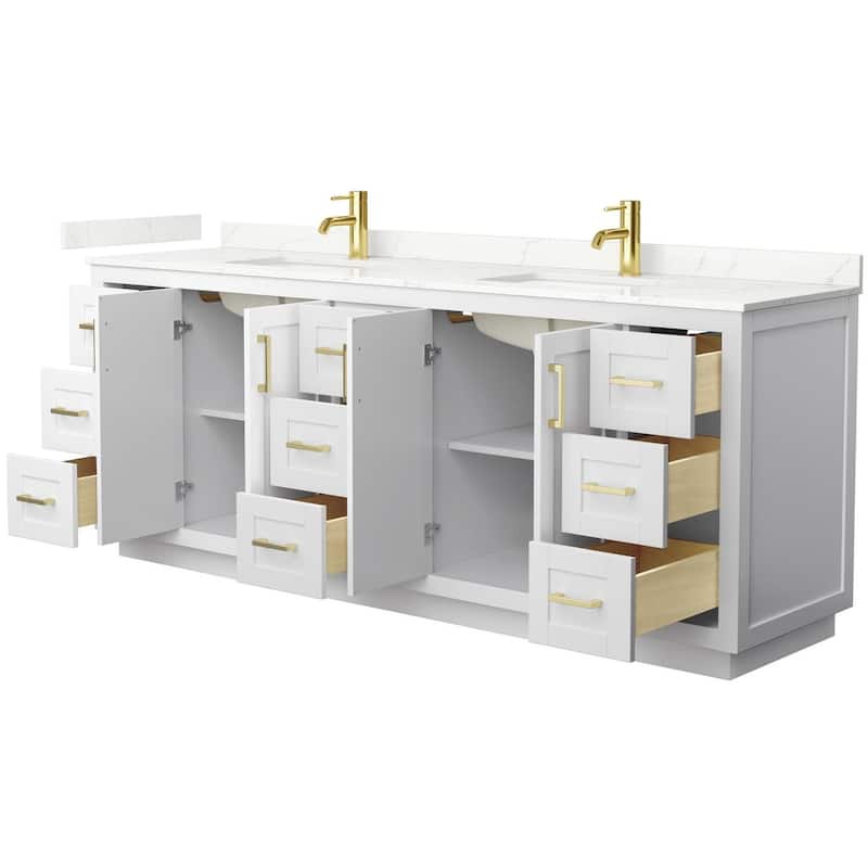 Wyndham Collection WCF292984D-QTZ-UNSMXX Miranda 84" Free Standing