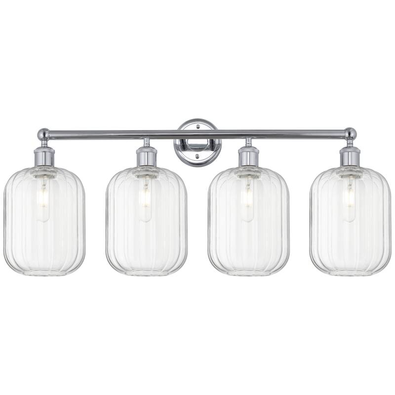 Innovations Lighting 616-4W-14-34 Preston Vanity Preston 4 Light 34" - Polished Chrome / Clear