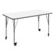 preview thumbnail 42 of 47, 24''W x 48''L Thermal Laminate Activity Table - Adjustable Short Legs