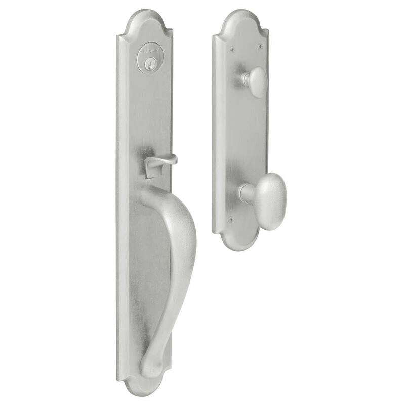 Baldwin Boulder Style Full Dummy Set Handleset with Oval Knob