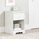 preview thumbnail 1 of 14, South Shore Summer Breeze 1-Drawer Nightstand Beige
