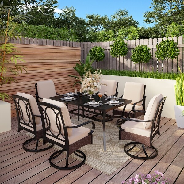 Patio furniture seats 6 outlet