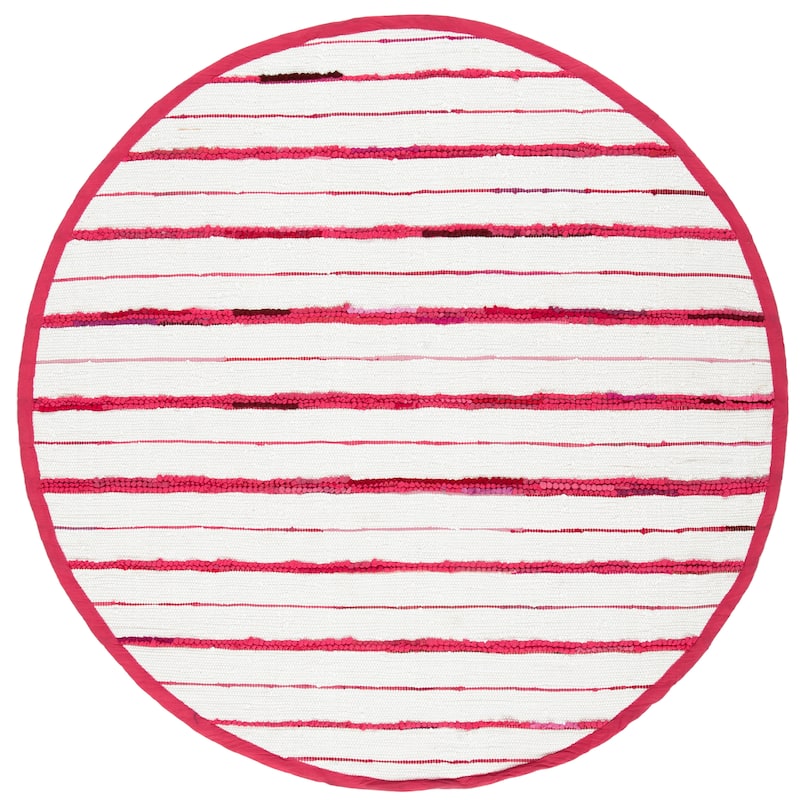 SAFAVIEH Handmade Montauk Satka Modern Stripe Rug