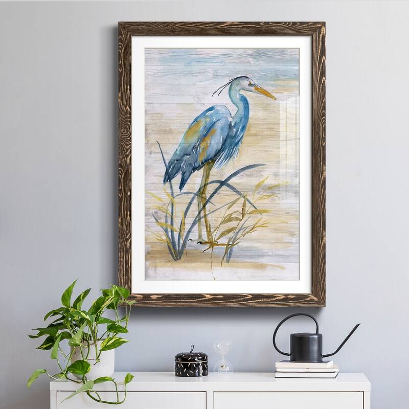 Blue Heron I-Premium Framed Print - Ready to Hang