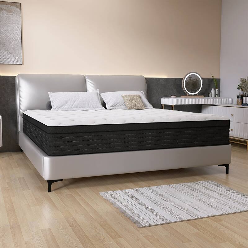 CHEVNI 14" Pillow Top Medium Pocket Spring Hybrid Twin Mattress