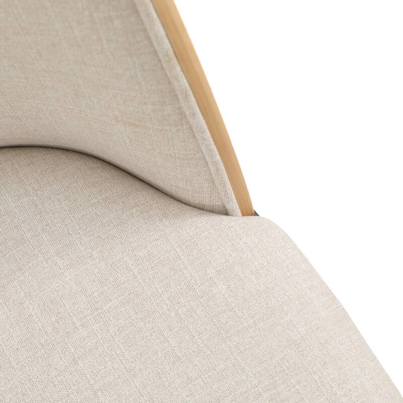 Zayle 7-Piece Dining Set 55-Inch Rectangular White Sintered Stone Dining Table and 6 Dining Side Chairs