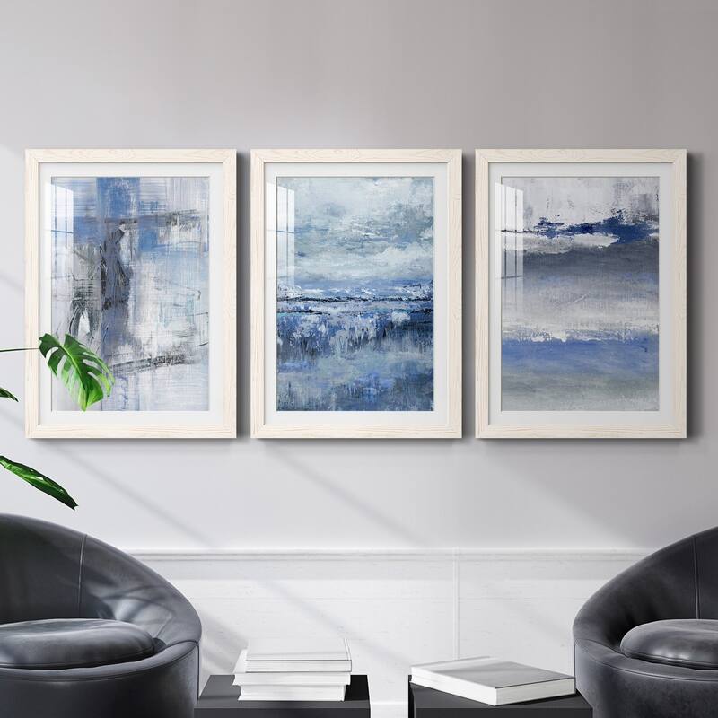 Soft Solace Indigo-Premium Framed Print - Ready to Hang