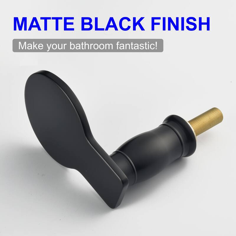 3 Holes 8 Inch Widespread Tub Faucet Waterfall Swivel Spout Bathtub Faucets with Two Handles Tub Fillers with CUPC Supply Hoses