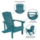 preview thumbnail 111 of 126, All-weather Poly Resin Wood Outdoor Adirondack Chair (Set of 4)