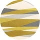 preview thumbnail 31 of 63, Livabliss Forum Modern & Contemporary Area Rug 6' x 6' - Yellow - Round
