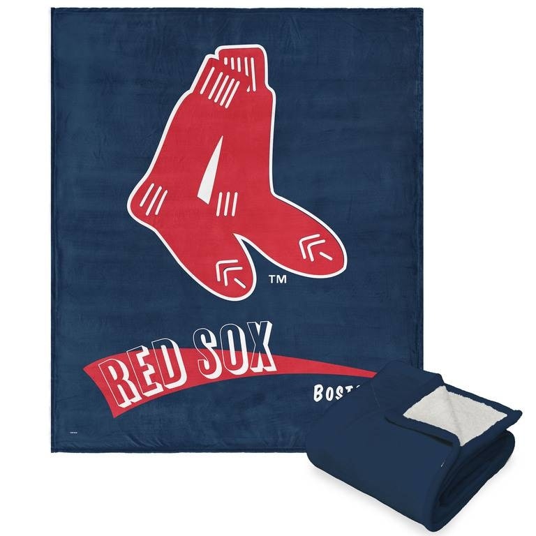 MLB CC Throwback Silk Touch Sherpa Throw Blanket
