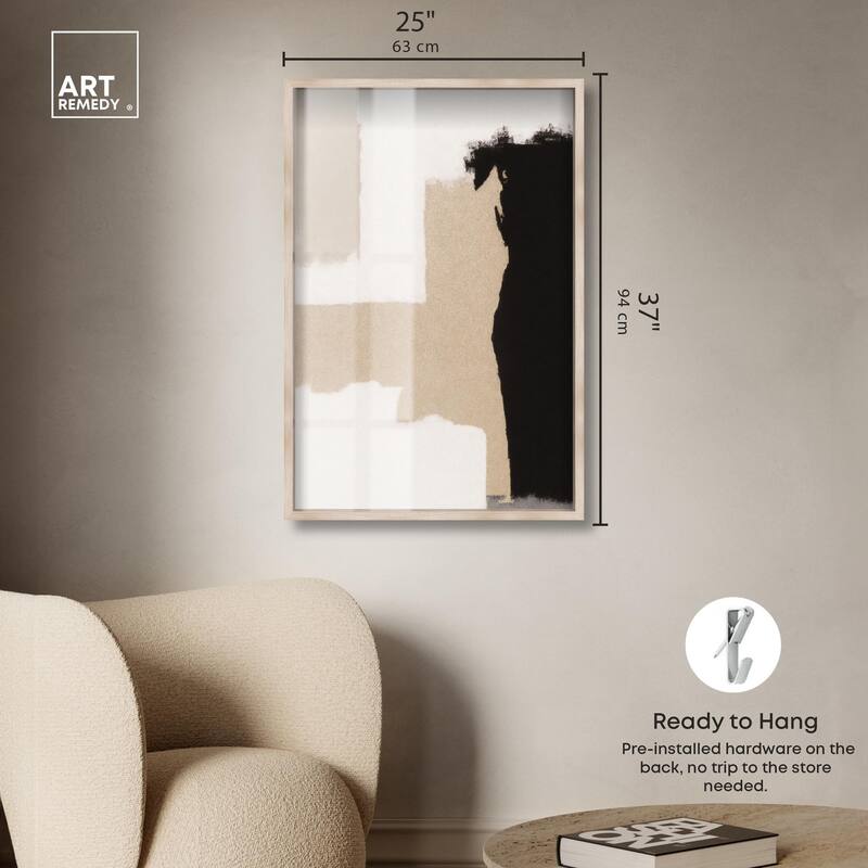 Earth and Ink III Shadowbox by Art Remedy